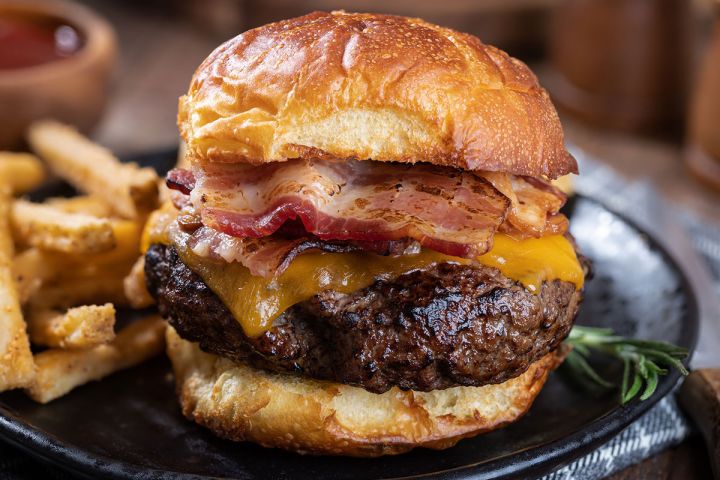 8, 1/2 Pound Gourmet Brisket Burgers | Chicago Steak Company