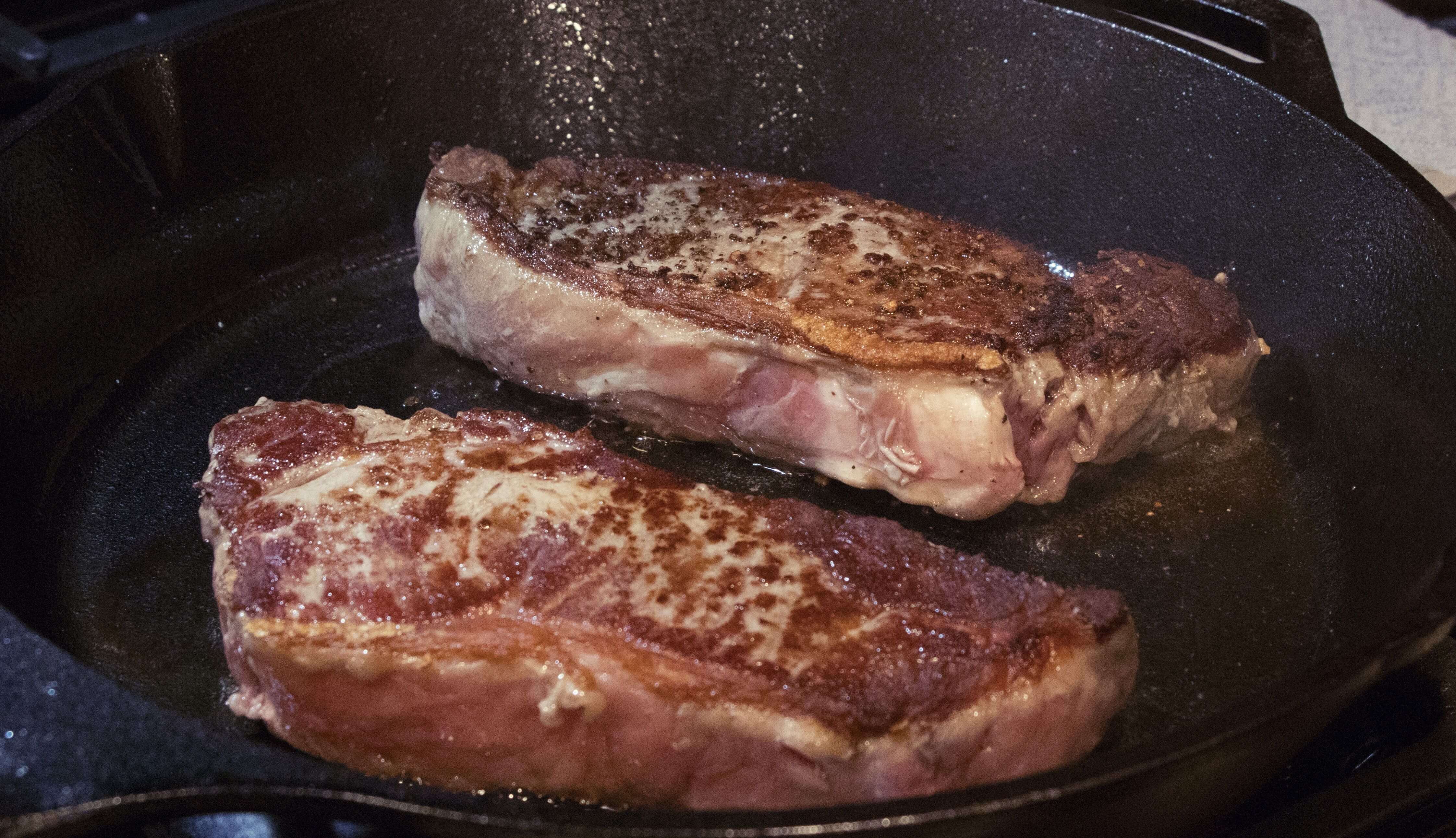 The Best, Easiest Way to Cook a Steak Is in a Pan